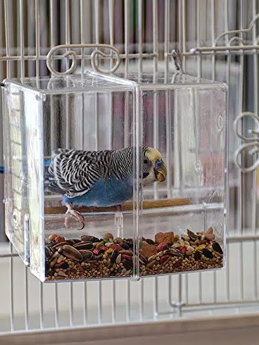 HappyBird Sittich Futterautomat - Sauberkeit und Ordnung für Ihren gefiederten Freund