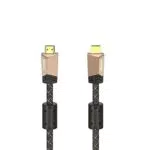 HDMI Premium Kabel mit Ethernet, männlich, Ferrit, Metall, 1,5 m.