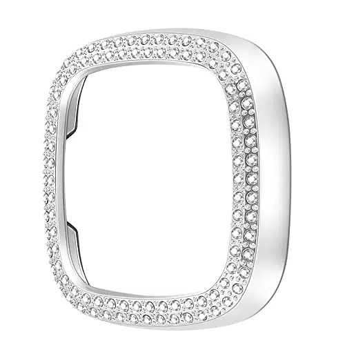 Kristall Strass Uhrengehäuse für Fitbit Versa3 / Sense - Smartwatch Schutz Bumper