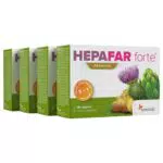 Hepafar Forte Premium - Leberentgiftungskomplex mit Mariendistel und Artischocke - 120 Kapseln für 60 Tage