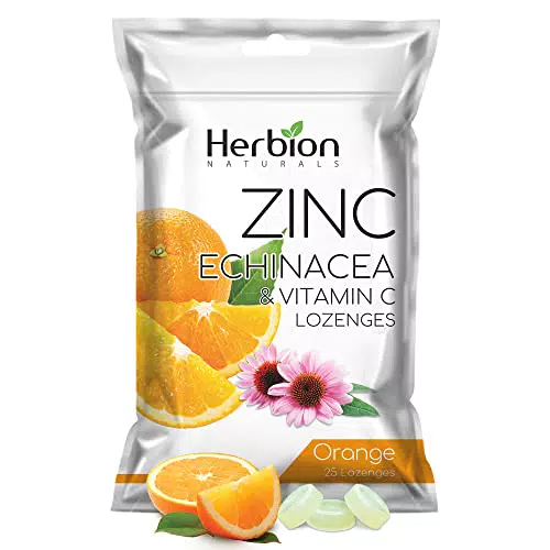 Herbion Naturals Zink Echinacea Vitamin C Lutschtabletten für das Immunsystem