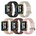 Armband kompatibel mit Xiaomi Mi Watch Lite 2 - Weiches Silikon Sportarmband