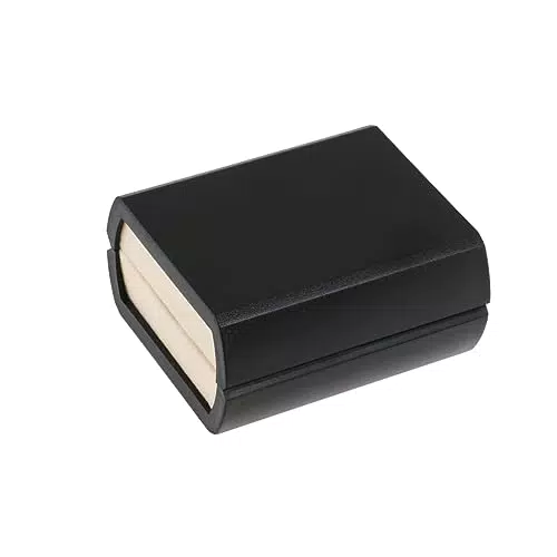 Holibanna Leder Manschettenknopf und Krawattenklammer Geschenkbox Vitrine