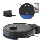 Hoover HG5 Saugroboter mit Wischfunktion und App-Steuerung - Staubsauger Roboter für alle Böden mit Hindernissensor und Lasernavi