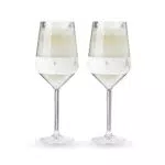 Host Wine Freeze Doppelwandige Weingläser mit Stiel und Gefrierkühlbecher