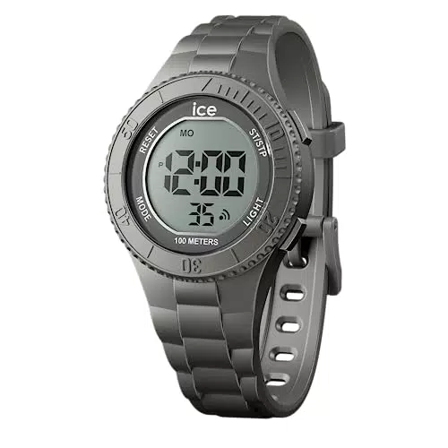 Ice-Watch ICE digit - Graue Jungenuhr mit Plastikarmband