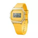 Ice-Watch Damenuhr mit Plastikarmband - ICE digit retro - Ananas Orange