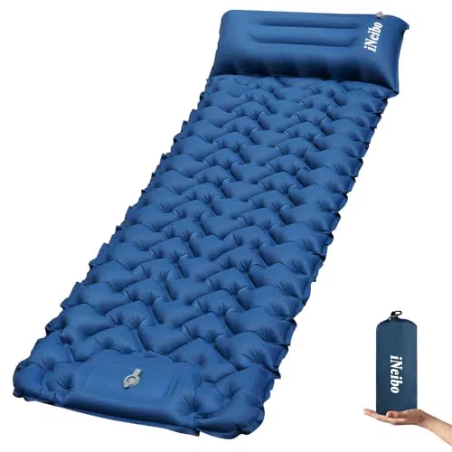 iNeibo Selbstaufblasende Isomatte für Camping, Wandern und Outdoor-Aktivitäten