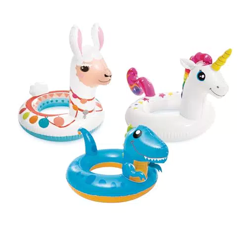 Intex Tierringe aufblasbar - Einhorn, Llama, Dinosaurier (Modell: 59221NP)