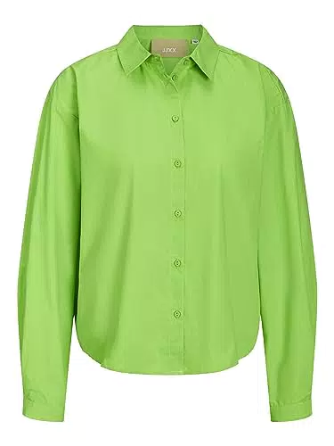 JACK & JONES Damen Langarmshirt JXMISSION LS Relax Shirt