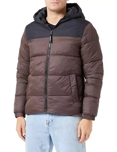 JACK & JONES Herren JJETOBY Puffer Hood SN Pufferjacke