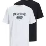 JACK & JONES Rundhals T-Shirt für Männer – Gedrucktes Design