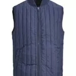 JACK & JONES JJERECYCLE Steppweste Übergangsjacke Blouson ohne Ärmel