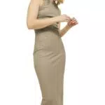 JACK & JONES Damen Kleid JXFOREST STR SL RIB DRESS JRS SN, Incense