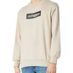 JACK & JONES Herren Sweatshirt mit Logo-Print, Rundhalsausschnitt
