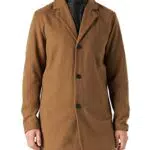 JACK&JONES Men's JJTOMMY Insert Wool Coat Jacket, Navy Blazer/Detail:Check