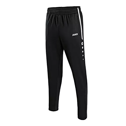 JAKO Herren Trainingshose Active Hose - Schwarz/Weiß