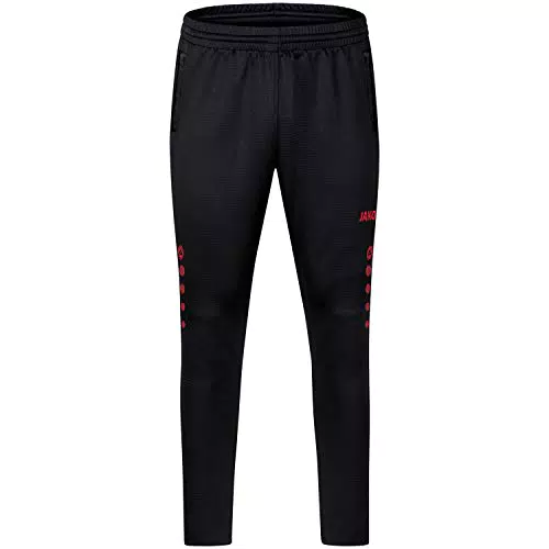 JAKO Herren Trainingshose Challenge - Schwarz/Rot