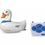 JAMARA 410108 - RC Water Animals 2, 4GHz Schwan - mit Sicherheitsfunktion Schiffsschrauben drehen Sich nur im Wasser