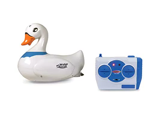 JAMARA 410108 - RC Water Animals 2, 4GHz Schwan - mit Sicherheitsfunktion Schiffsschrauben drehen Sich nur im Wasser