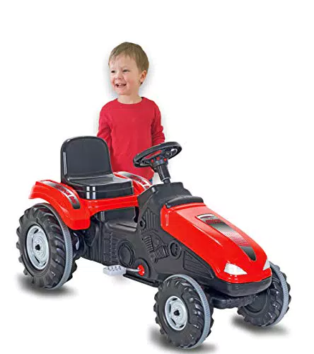 Jamara Trettraktor Big Wheel mit Kippschutz und verstellbarem Sitz