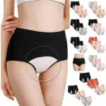 Jamicy Damen Baumwolle Unterhosen Pack - Hohe Taille, Soft Hipster, Atmungsaktiv