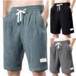 Jamicy Herren Shorts - Sommer Freizeithose aus Baumwolle mit elastischer Taille und Taschen