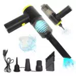 Handstaubsauger Jirmerp 8000PA Akku Handsauger Kabellos Mini-Tragbarer Wiederaufladbarer mit Typ-C-Aufladung 20-30min Laufzeit Auto Küche Haus Tierhaare
