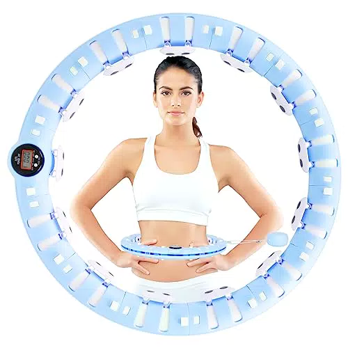 Hula-Hoop Reifen für Erwachsene - Smart Fitness Hoop zur Gewichtsreduktion und Massage