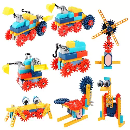 Jirmerp Elektrisches Bauspielzeug für Kinder – RC Roboter Spielzeug Set