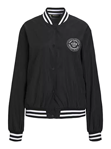 JJXX Damen Jjxx Jxash College Bomber Jacket, Schwarz
