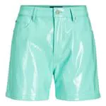 Damen Kunstleder Shorts von JJXX - Schwarz.