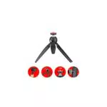 Joby Handypod Mini Stativ und Handgriff für DSLR, spiegellose Kameras, Action Kameras - Schwarz