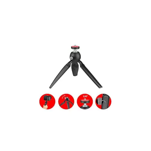 Joby Handypod Mini Stativ und Handgriff für DSLR, spiegellose Kameras, Action Kameras - Schwarz