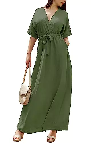 JOPHY & CO. Damen Casual Kleid mit V-Ausschnitt - Modell 7196