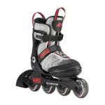 K2 Skates Jungen Inline Skates RAIDER, grey - red, 30D0101.1.1