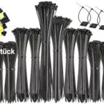 Kabelbinder Set mit Selbstklebend Basishalter für Kabelmanagement - Ideal für Gartenarbeit und Werkstätten