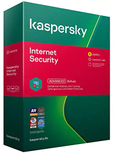 Kaspersky Internet Security 2022 - Aktivierungscode für Windows, Mac und Android