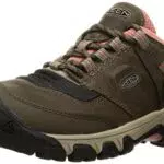 KEEN Damen Ridge Flex Waterproof Wanderstiefel, Timberwolf/Brick Dust