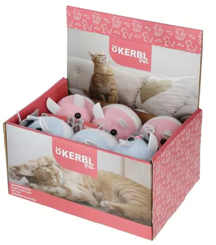 Kerbl Pet Shakin Jolly Frotteemaus mit Handaufzug