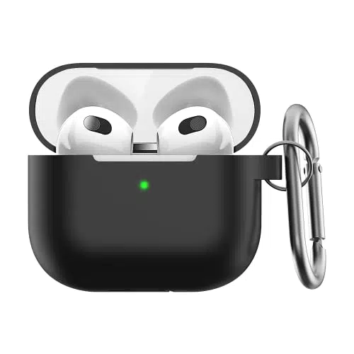KeyBudz HybridShell Hülle mit Schlüsselanhänger, für Apple AirPods 3