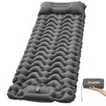 KingCamp Selbstaufblasende Camping-Isomatte mit Fußpumpe für Outdoor-Aktivitäten