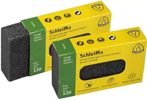 Klingspor Schleiffix Handklotz 80 x 50 mm Korn 120 für Universal-Anwendungen