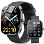 Smartwatch Kuizil mit Telefonfunktion, Fitnessuhr IP68 Wasserdicht - Herzfrequenz, Schrittzähler, SpO2, Schlafmonitor - iOS Android
