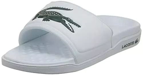 Lacoste Damen Sneakers Croco DUALISTE 0922 2 CFA - Weiß/Dunkelgrün