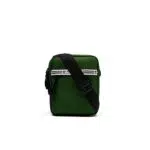 Lacoste Herren Beuteltasche VERTICAL CAMERA BAG - Dunkelgrün/Schwarz/Weiß