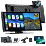 Lamto Autoradio mit Apple Carplay, Android Auto und 4K Dashcam, 9,26 Zoll