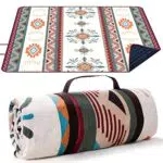 LARUTAN Outdoor Picknickdecke, tragbare, sandfreie Strandunterlage für Camping und Reisen