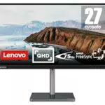 Lenovo 27 Zoll WQHD Monitor mit 75Hz und AMD FreeSync