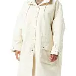 Levi's Damen Regenjacke Sloan Mittellang - Weiß